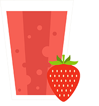 Strawberry Smoothie Icon
