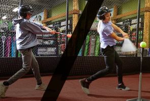 batting cage center stamford HitTrax Batting Cage