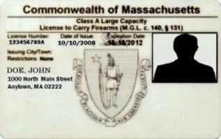 Mass License to Carry Pistol Permit