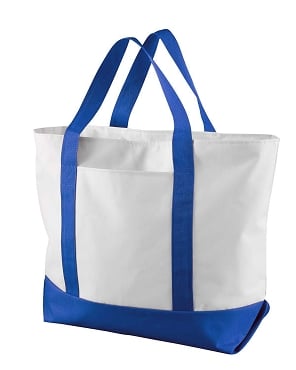 Large Zippered Boat Tote